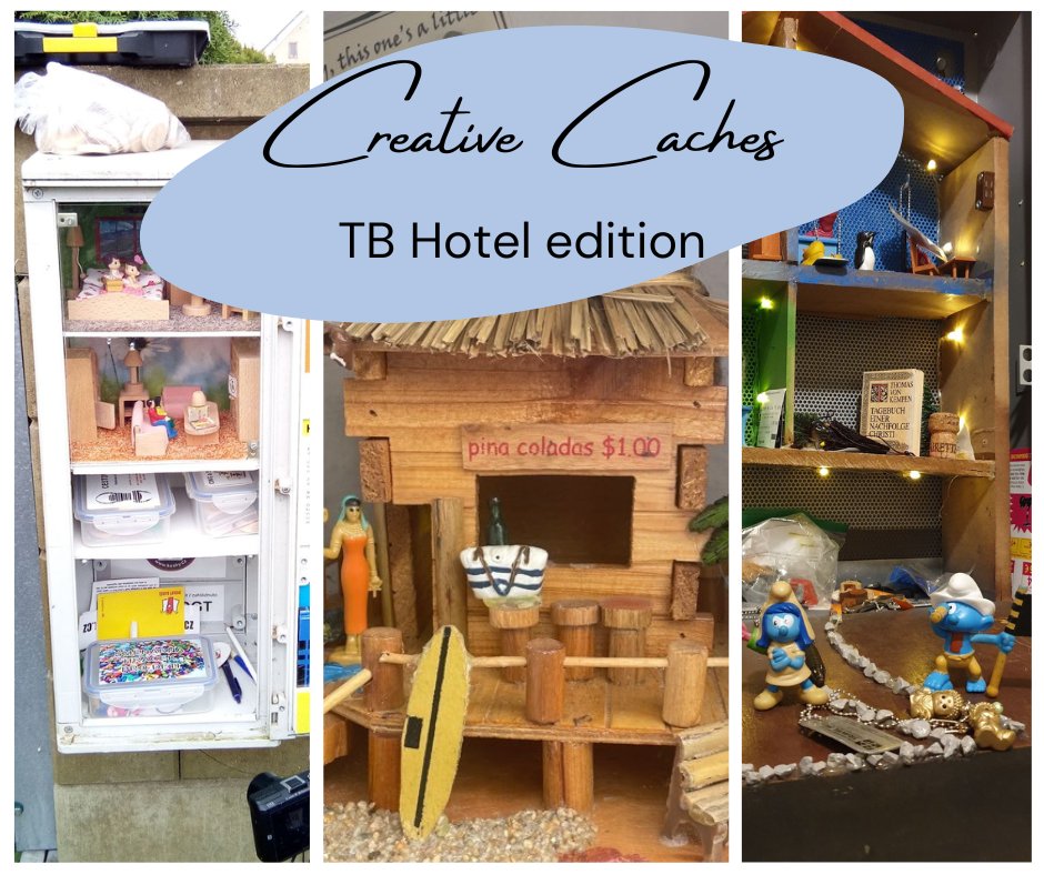 GoGeocaching's tweet image. We’re exploring the cozy world of Travel Bug® hotels, commonly called TB hotels.

📷 bit.ly/3FxIY7H 📷

Check out 3 great examples of these types of #geocaches below and start making plans to create your own #trackable retreat!

#geocaching