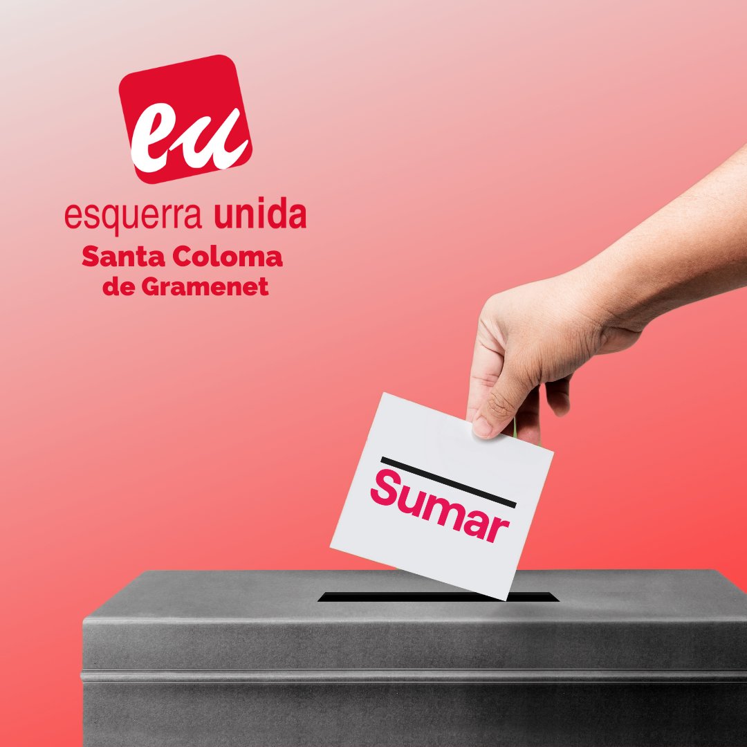 eucatstacoloma's tweet photo. 🗳️ Aquest #23J des de l'Assemblea Local de @EUCat donem tot el nostre suport a Sumar i a Yolanda Díaz.

Per la classe treballadora #EsPorTi https://t.co/7QUbLW47zy