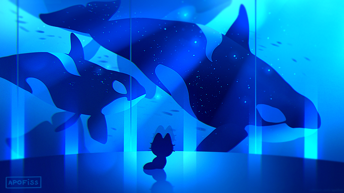 apofissx's tweet photo. Unexpected world🌊🐋 Mini summer adventures continuous (=｀ω´=) Wallpaper size available, link in bio! https://t.co/VKq2EEWhnc
