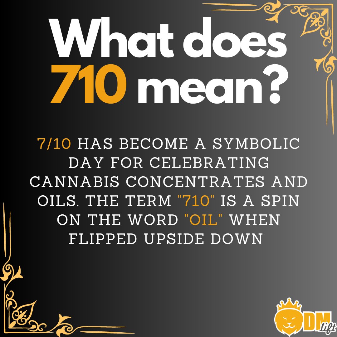 DMLift_inc's tweet photo. Happy 7/10! Lets celebrate all the different forms of concentrates and the incredible ways they enhance our lives. Stay elevated 🍯
#710 #710community #dmlift #mmemberville #stonerfam #flwrpot #cannabis #cannabiscommunity #cannabisculture #cannabissociety #cannabisbusiness #thc https://t.co/X4HRj4mwqL
