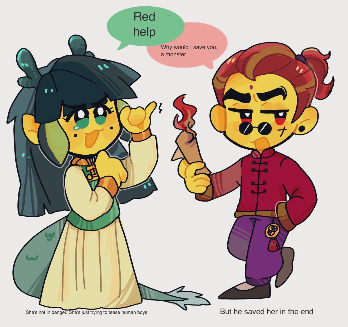 ShangGuanAfun's tweet photo. #LEGOMonkieKid #dragonfruitshipping #MonkieKidFanart 

Human red and dragon https://t.co/pgOeVyEcHe