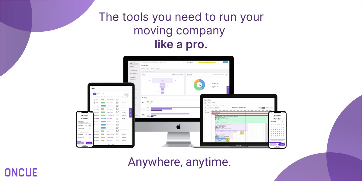 That feeling when your entire business is organized in one, easy-to-use system, your inbound leads are being promptly followed up on by Oncue's booking experts, and your moving company is growing like never before! 💅🏖️💆