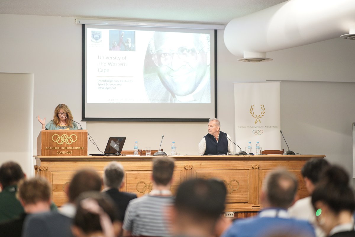 IOA_Official's tweet photo. Τhe 2nd day of the 14th ΙΟΑ International Session for Educators of Higher Institutes of Physical Education with the lectures of
👉Assoc. Prof. Colleen ENGLISH (USA),
👉Prof. Dr. Stephan WASSONG (GER),
👉Prof. Marion KEIM (RSA)
#IOASessions
#InternationalOlympicAcademy
#IOA https://t.co/e5WvHtZ9uI