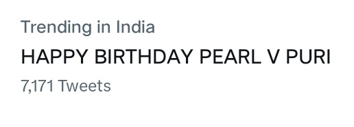 Plss ab kahi mt jao sb log thodi der
Lets make it reach to 10k
HAPPY BIRTHDAY PEARL V PURI 
 #PearlVPuriAllahOut