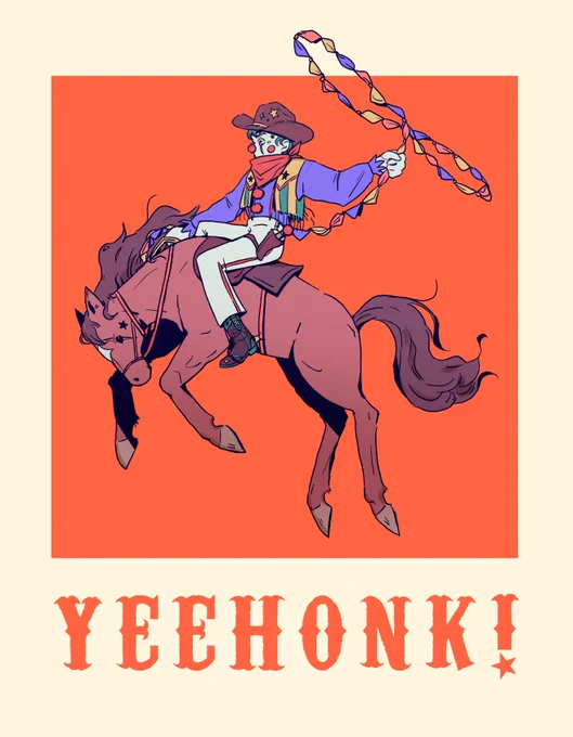 Rodeo clown! 