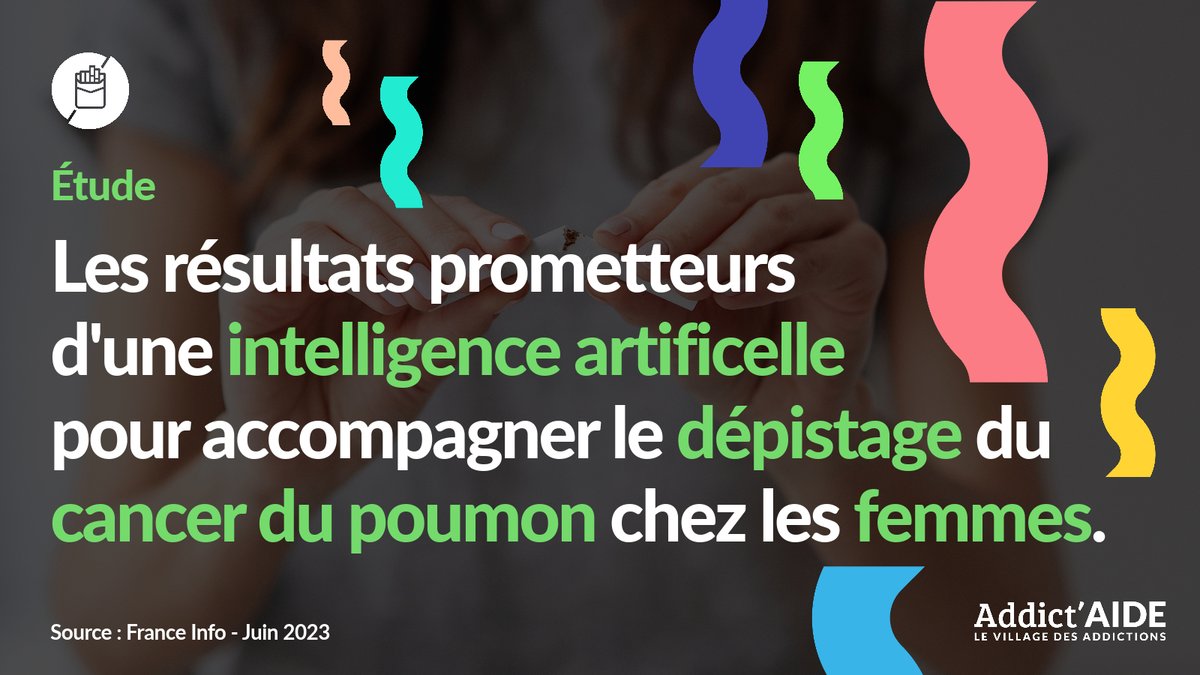 Addict'Aide (@addict_aide) on Twitter photo Alors qu'à consommation de #tabac égale, les femmes seraient plus à risque de développer un #cancer du poumon, l'étude Cascade menée par l'<a href="/APHP/">Assistance Publique – Hôpitaux de Paris (AP-HP)</a> dévoile des résultats prometteurs sur le dépistage de cette maladie, grâce à une IA.
➡️ En savoir plus : francetvinfo.fr/sante/cancer/c… Alors qu'à consommation de #tabac égale, les femmes seraient plus à risque de développer un #cancer du poumon, l'étude Cascade menée par l'<a href="/APHP/">Assistance Publique – Hôpitaux de Paris (AP-HP)</a> dévoile des résultats prometteurs sur le dépistage de cette maladie, grâce à une IA.
➡️ En savoir plus : francetvinfo.fr/sante/cancer/c…