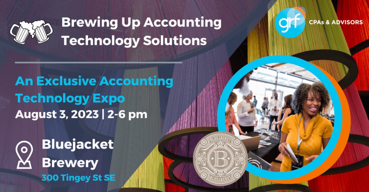 @GRFCPAs is hosting an Accounting Technology Expo for any nonprofit or for-profit business interested in finance and accounting software solutions.

Register & learn more about the expo here: hubs.ly/Q01X7K970

#AccountingTechnology #FinanceTechnology #DigitalTransformation