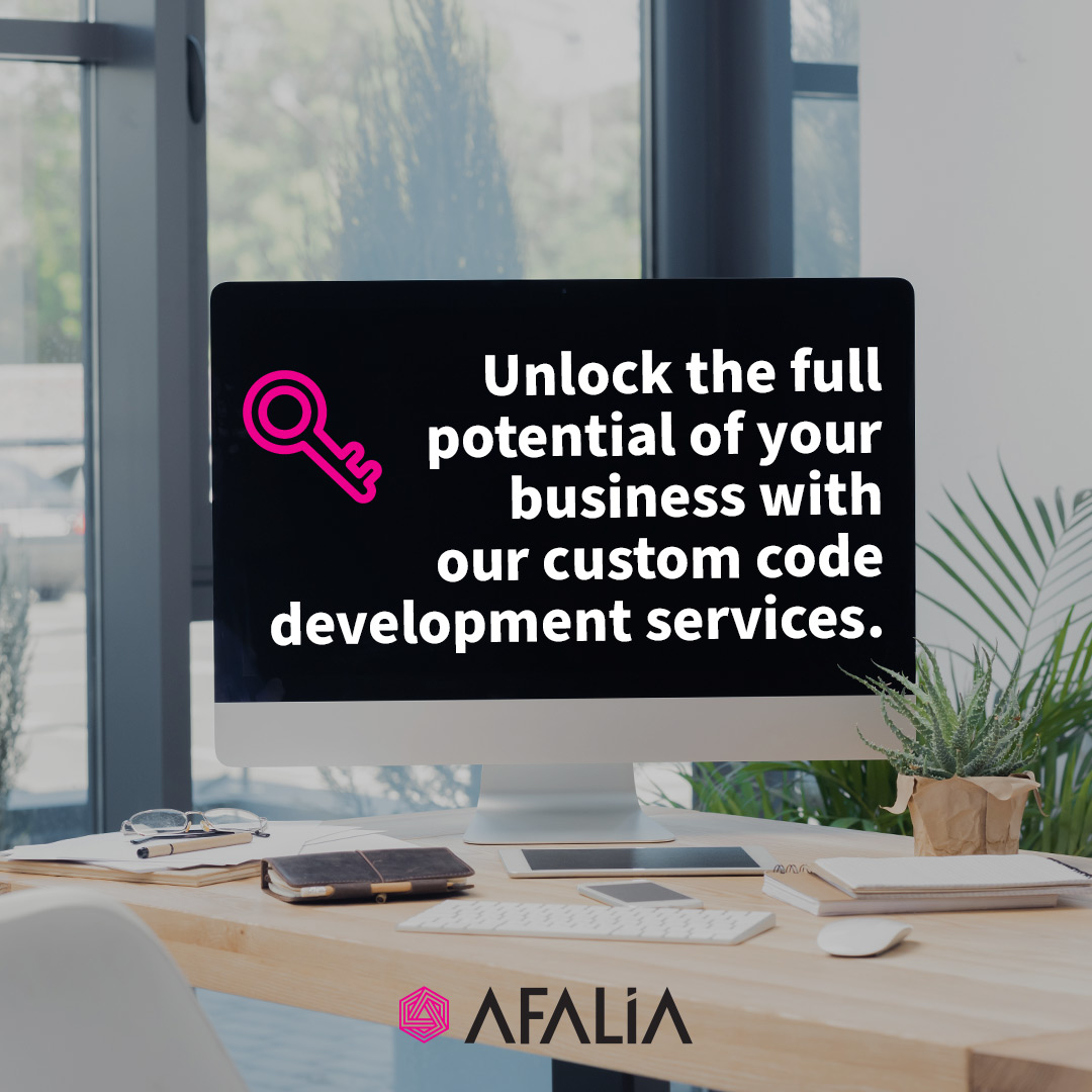 afaliagroup's tweet image. Unlock your company's full potential with custom code development. Our expert team will optimize your workflows and infrastructure, taking your business to new heights. Increase productivity, boost revenue, and dominate the competition.
#CustomCodeDevelopment #BusinessGrowth