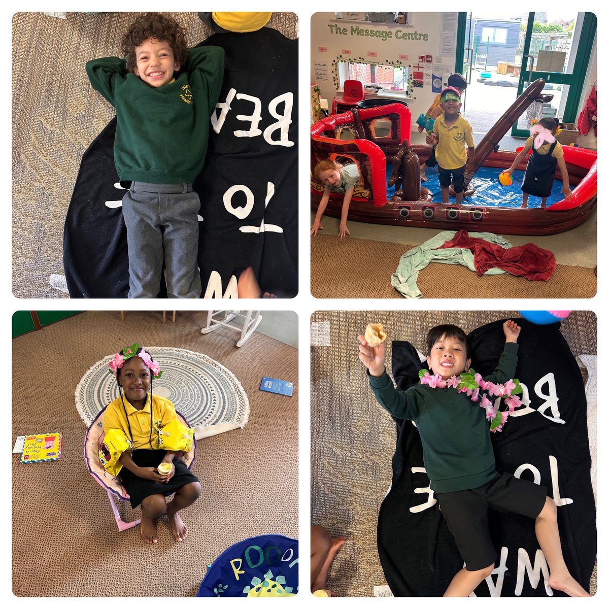 firsprimarysale's tweet photo. #RecAsh had a blast at our very own classroom Beach experience. We had a paddle, built sandcastles and had an ice cream cone 🍦 https://t.co/BbeJ3iU1sv