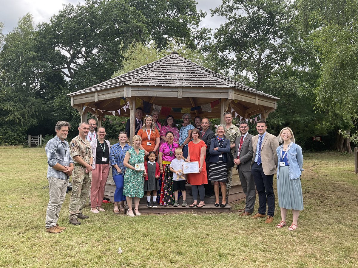 WelshLGA's tweet photo. We're delighted to announce that Mount Street Infant School in Powys is the first school in Wales to be awarded the Gold Armed Forces Friendly Schools Cymru status.

The Gold status was bestowed upon the School by SSCE Cymru during a special event held at the school on Friday. https://t.co/FGpjM6p2PN