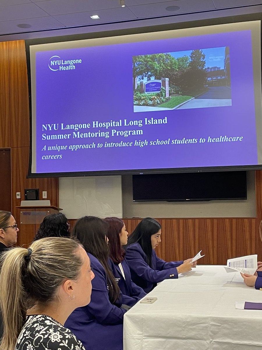 We support the NYU Langone Hospital- Long Island Summer Mentorship Program building the medical leaders of tomorrow #MedTwitter #blackmedtwitter #Science #thefuture