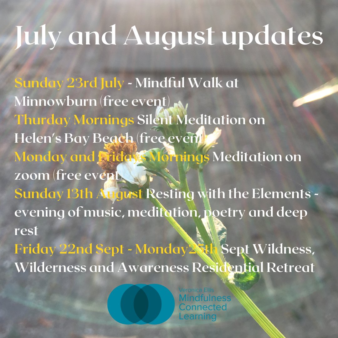 MindfulnessCL's tweet photo. August Update - more music, deep resting,  beach meditations and walking. - https://t.co/5ksBHJjvUZ https://t.co/Pl6c1zdlSx