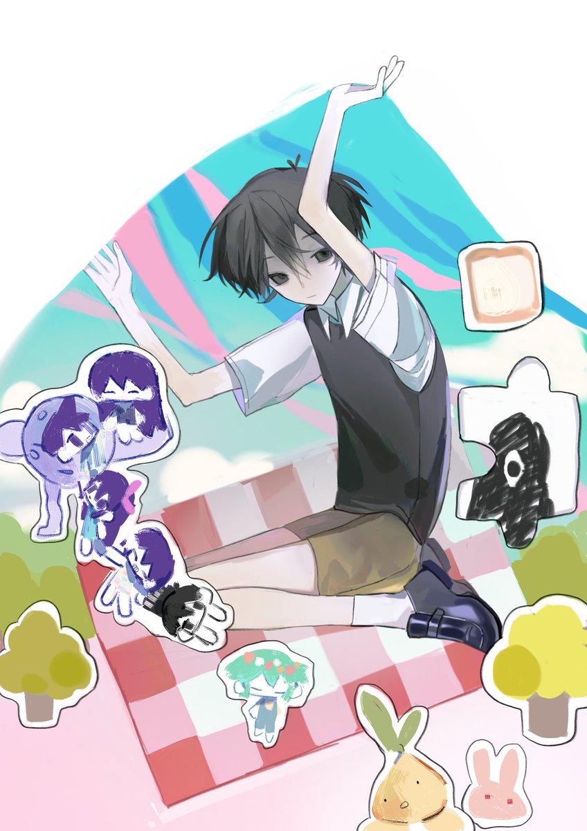 linkUUOVO's tweet photo. 最近在玩omori，画了 #OMORI https://t.co/RUUDxNdyFI