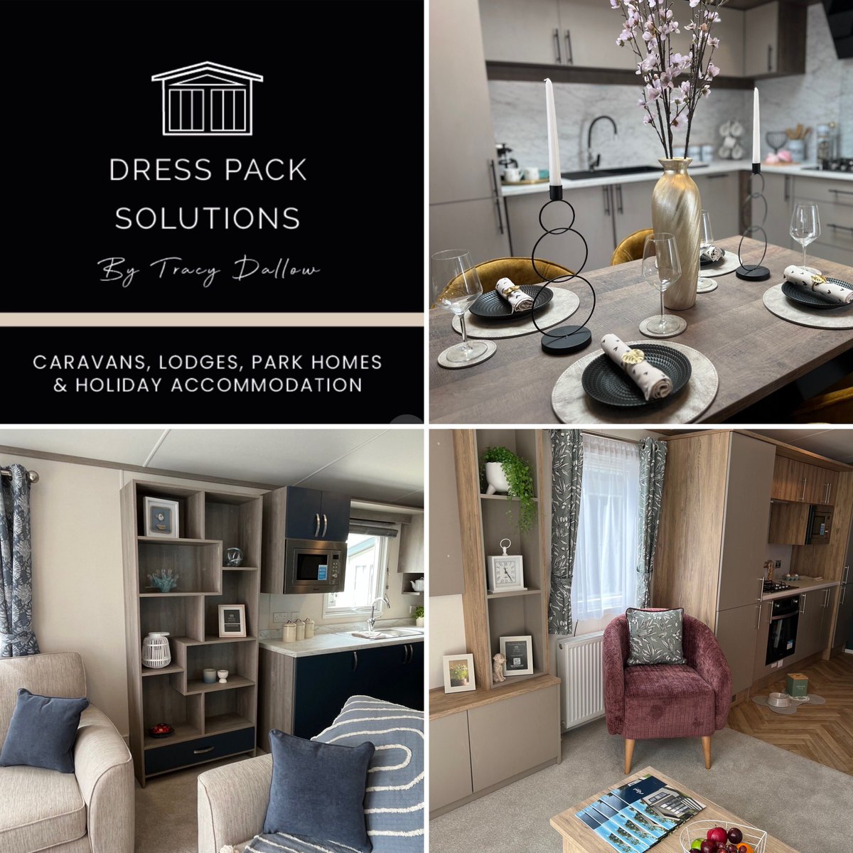 DressPacks's tweet photo. It’s not all lodges! We dress all accommodation!  This job was @RegalHolHomes caravans 🤩 Do you have caravans, lodges, apartments or glamping units that need to be dressed to appeal to buyers? If so, give us a call 01288 321185 info@dresspacks.co.uk https://t.co/aWYvzlSZAp