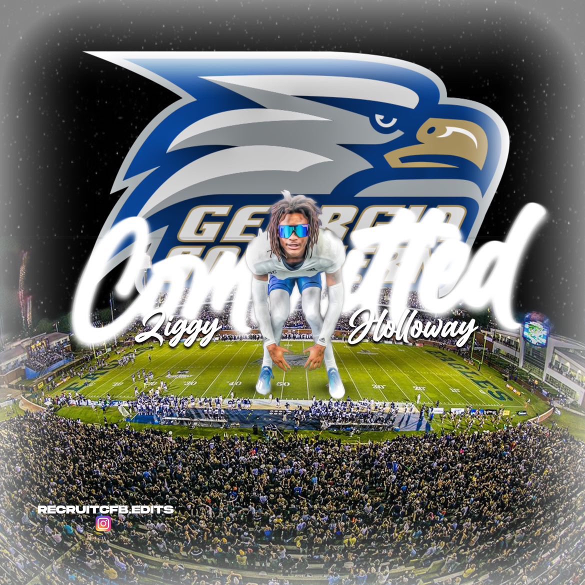 I Am happy to announce that I am 100% committed to @GSAthletics_FB let’s get to work🙏🏽 @Coach_McClellan @Coach_BBailey @kwhit4 @GSCoachHelton @JeremyO_Johnson @ChadSimmons_ @adamgorney @SWiltfong247 @SeanW_Rivals @TDARecruiting @Jdsmith31Smith @STJ_FB