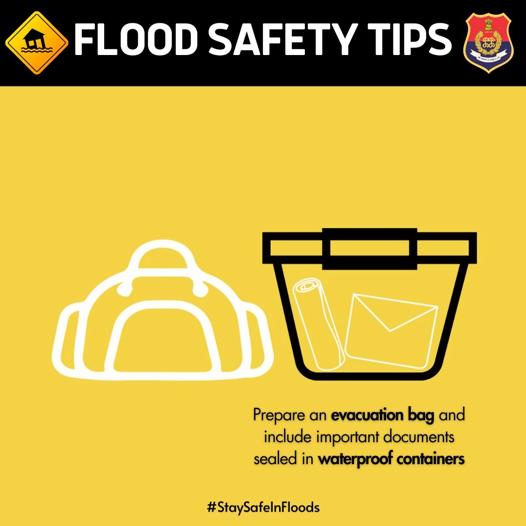 Punjab Police India on Twitter "🌊🆘 Pack your evacuation bag with