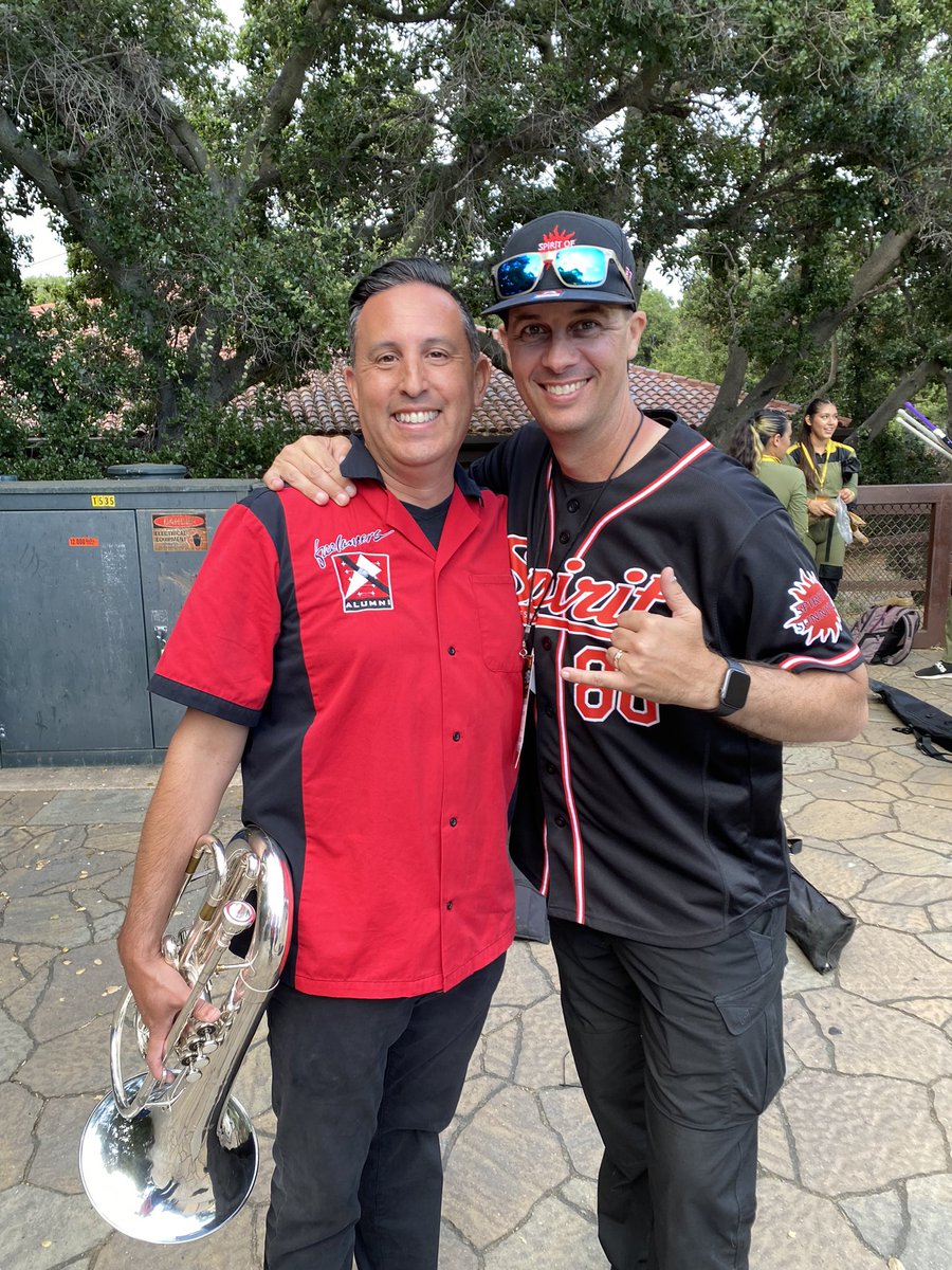 Hi_MehSandoval's tweet photo. For me, the best part of any DCI show is running into lifelong friends #DCI #DCIWest https://t.co/8IEEZcJlxv