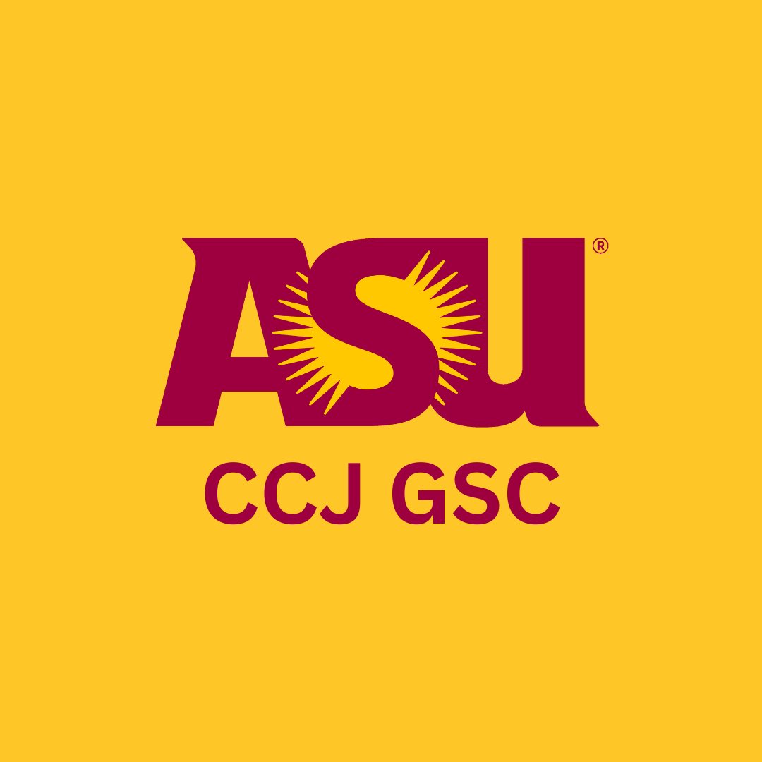 Welcome to the official page of the Arizona State University Criminology &amp; Criminal Justice Graduate Student Committee! Follow to stay updated with our wonderful students, upcoming events, and more. Make sure to follow us on Instagram @asu_ccjgsc (link in bio).