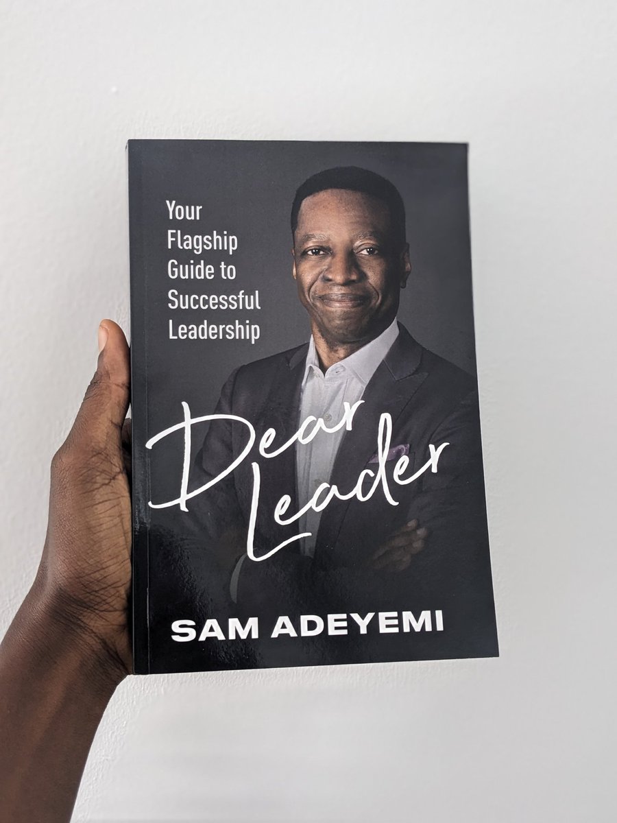 #DearLeader: Your Flagship Guide to Successful Leadership.

By @sam_adeyemi 

NGN 15,000