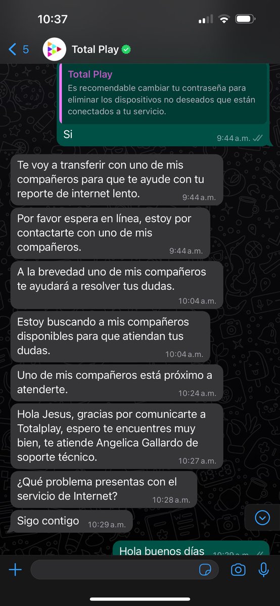 djmtz2's tweet photo. Dios que batallar a sido @totalplaymx desde que lo contraté hace unos meses creyendo que iban a ser buen internet solo logré que me despidieran de mi antiguo empleo porque fallo por días el internet y hoy tengo el servicio bien lento 🧵@RicardoBSalinas https://t.co/wEtbgnhwty