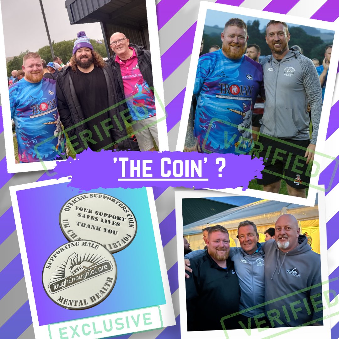 ToughEnoughToCare (@toughcare) on Twitter photo What is “The Coin”?
This weekend we presented coins to <a href="/JordanDoddy/">Jordan Doddy Davies</a> from <a href="/HeartofWales7s/">Heart of Wales 7s</a> , <a href="/adamjones3/">Adam Jones</a> & <a href="/_SeanHolley/">Sean Holley 🎤📺🏉📝🎥🏌🏻♂️</a> as a special thank you for their support 💙
Learn more about the history of challenge coins and our very own coin here:
m.facebook.com/story.php?stor… What is “The Coin”?
This weekend we presented coins to <a href="/JordanDoddy/">Jordan Doddy Davies</a> from <a href="/HeartofWales7s/">Heart of Wales 7s</a> , <a href="/adamjones3/">Adam Jones</a> & <a href="/_SeanHolley/">Sean Holley 🎤📺🏉📝🎥🏌🏻♂️</a> as a special thank you for their support 💙
Learn more about the history of challenge coins and our very own coin here:
m.facebook.com/story.php?stor…