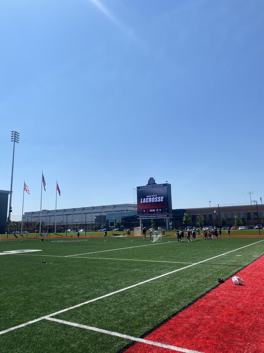 No Clouds in the Sky for Day 1 of Session I of Buckeye Skills Camp!

#GoBucks