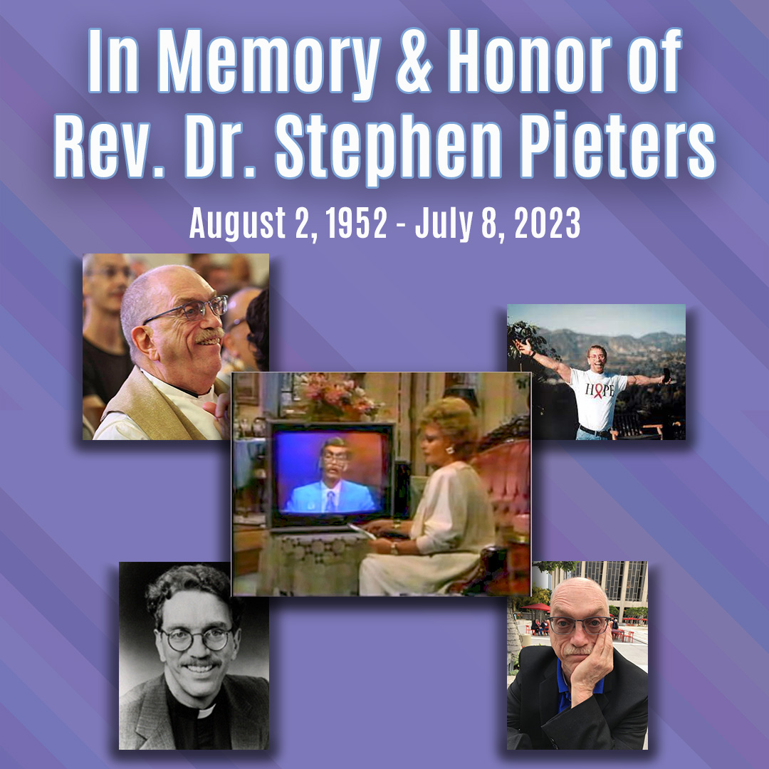 Today we mourn the loss of a great leader, activist and friend, Rev. Dr. Stephen Pieters. lgbtqreligiousarchives.org/profiles/steph…