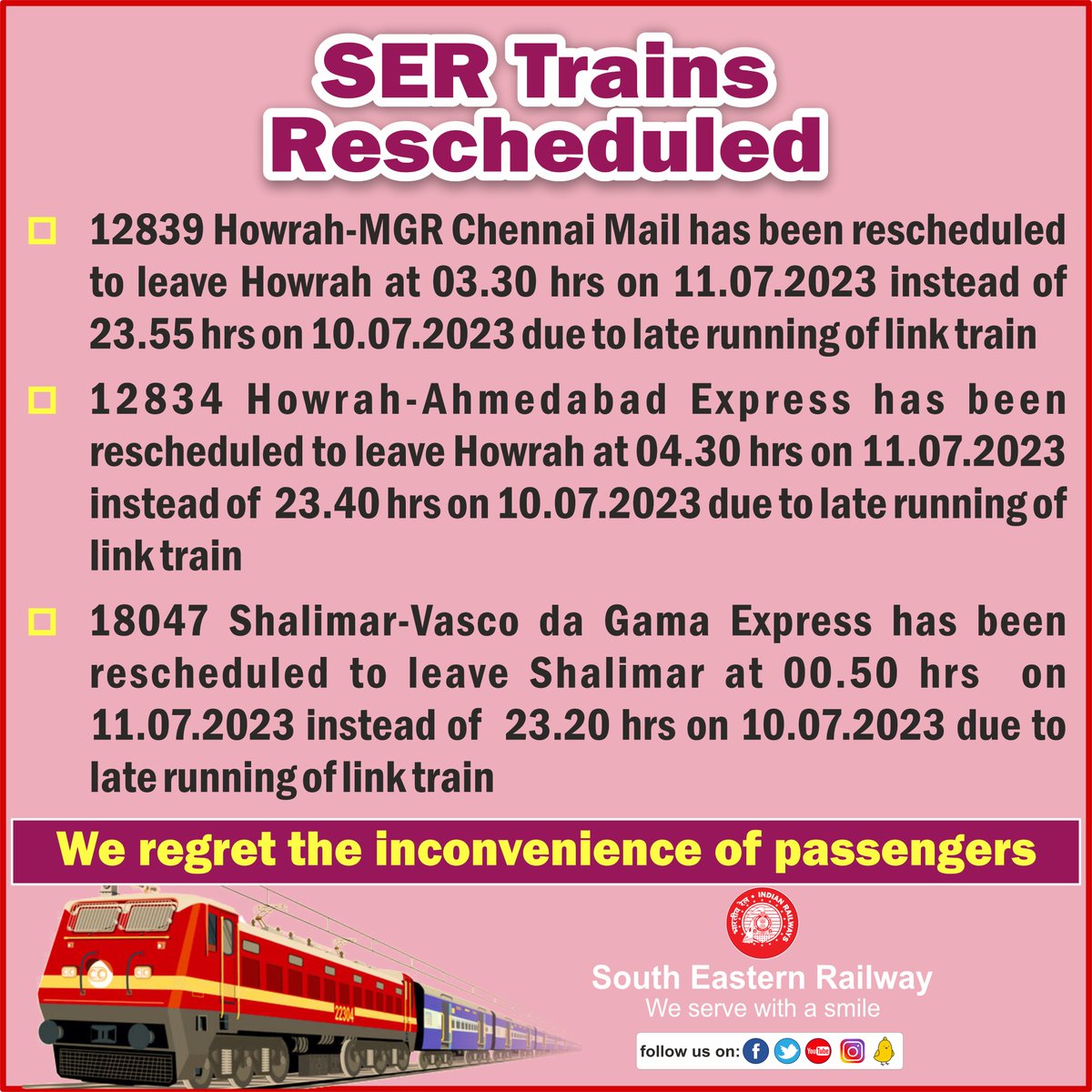 serailwaykol's tweet photo. #ser #IndianRailways https://t.co/GyrWs68RW2