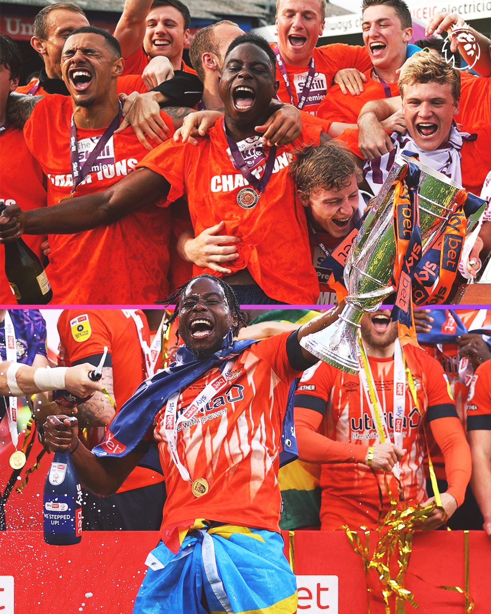 Devid55993596's tweet photo. Pelly Ruddock Mpanzu is the first player to go from non-league to the #PL with the same club!

2013: Joins @LutonTown 🤝
2014: Promoted to League Two 🏆
2018: Promoted to League One 🥈
2019: Promoted to Championship 🏆
2023: Promoted to PL 🥳
2023: Signs new contract ✍️ https://t.co/dyVupNljgI