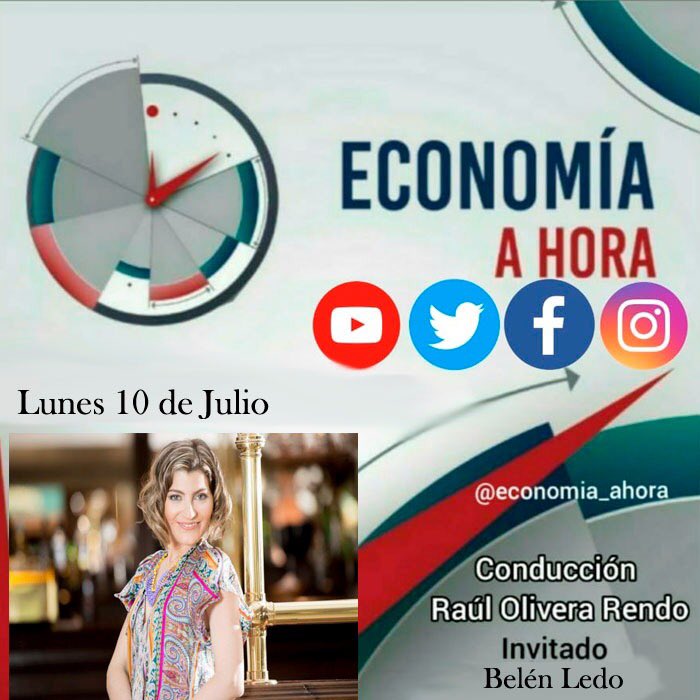 EN MIN estaré #envivo en 
<a href="/Economia_AHora/">Economia a Hora</a> !!