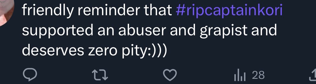 A_Little_Luney's tweet photo. I blocked this person and I’m almost furious that they didn’t receive an IP ban even though I know that’s not fool proof. This comment just makes me so irrationally angry. Simply deleting it wasn’t enough. 

Yet we “Deppford Wives” and “Deppies” are the “mean bullies”. Sure. This was such an evil reply to a comment on my post.

He. Was. A. CHILD. A beautiful, sweet, loving child who deserved a full life. He was robbed of that opportunity.