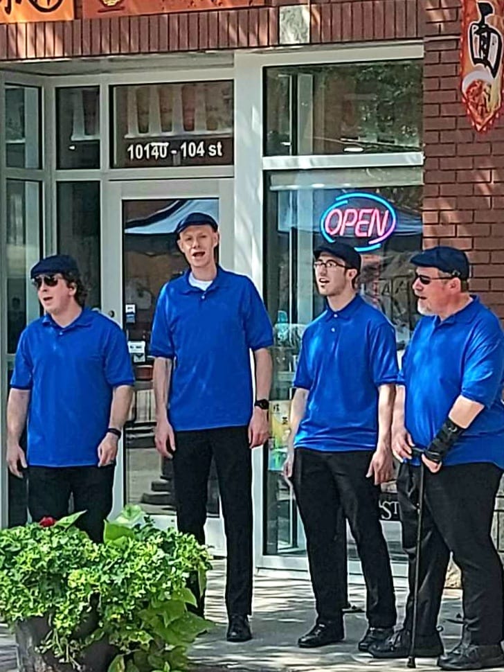We had a great weekend singing for both the @edmontondtwn "Al Fresco on 104th" market on Saturday, and the <a href="/abprairie/">Alberta Prairie Railway</a> "Country Hideaway" on Sunday