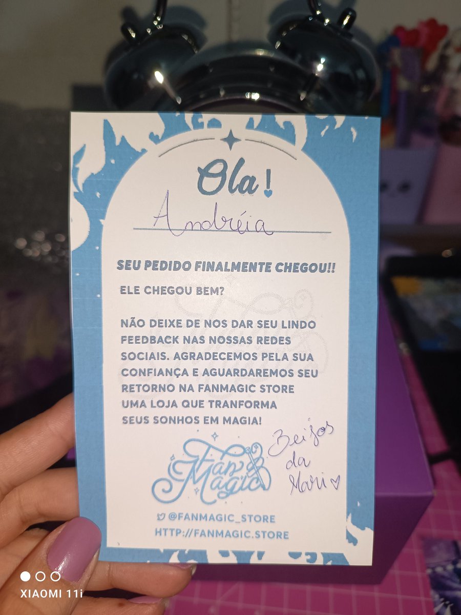 srta_vante's tweet image. Feedback "mega atrasado" mas positivo pra @FanMagic_Store que fez a ceg e me trouxe esse relógio perfeito. A Mari é incrível e muito atenciosa. Super recomendo.