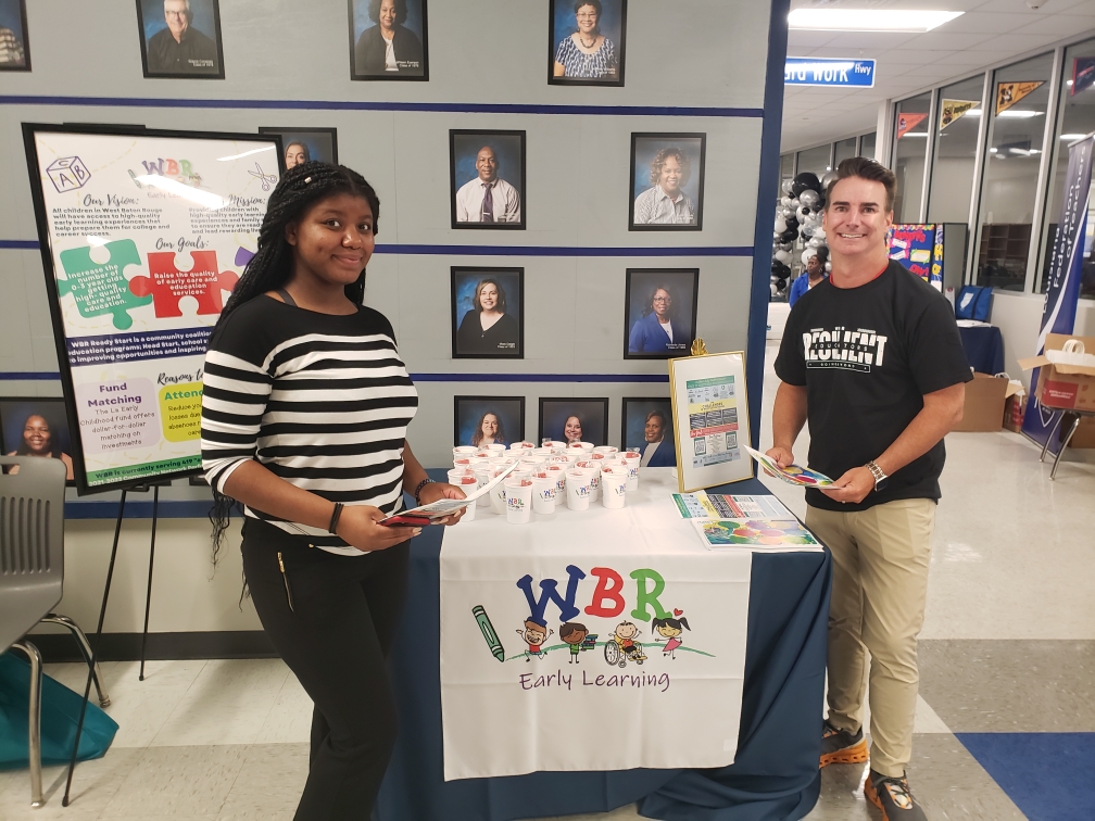 WBRelearning's tweet photo. Our Ready Start Network Members are working hard and spreading the word about all the great things happening in #WBReLearning! Christy, Brianna, and Blaine are vendors at the WBR Resilient Educators Conference #WBRGoingBeyond https://t.co/1p1HPhWGM3