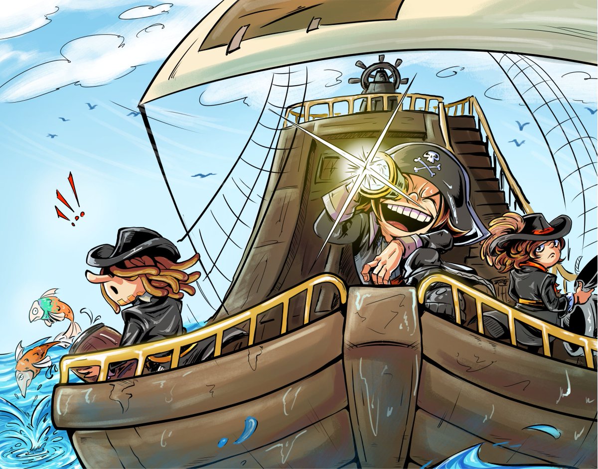 GrandLineNFT's tweet photo. A new adventure approaches with challenges along the way. But the rewards are larger than our fear.  

Stay tuned, turn your 🛎️ on. 
We shall make a change. https://t.co/8jHBsigCVM