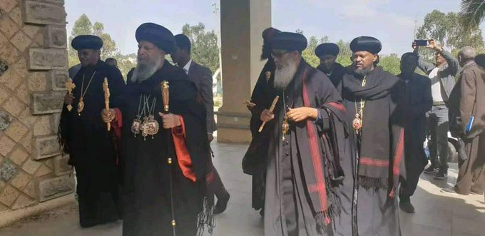 NatyYifru's tweet photo. ❗This is very heartbreaking to see.

Though I do believe it is appropriate for #Tigray Orthodox leaders to express their dissent & make their point unequivocally, to close down a church on a patriarch like Abune Mathias is wrong & unbecoming. I wish they were a little more gracious on this 😔