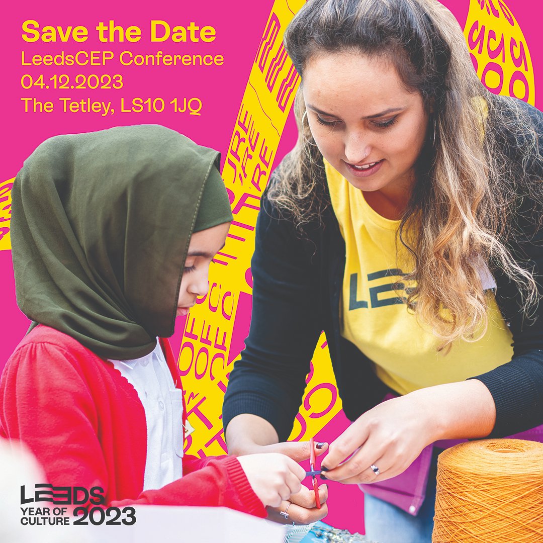 Leeds33 (@leeds33_) on Twitter photo We are hosting the first-ever LeedsCEP Conference on Monday 4 December 2023!š„³
In partnership with <a href="/LEEDS_2023/">LEEDS 2023</a>, we are bringing together the cultural and education sectors of Leeds.
Save the date! More details to follow: leeds2023.co.uk/creative-learn⦠We are hosting the first-ever LeedsCEP Conference on Monday 4 December 2023!š„³
In partnership with <a href="/LEEDS_2023/">LEEDS 2023</a>, we are bringing together the cultural and education sectors of Leeds.
Save the date! More details to follow: leeds2023.co.uk/creative-learnā¦