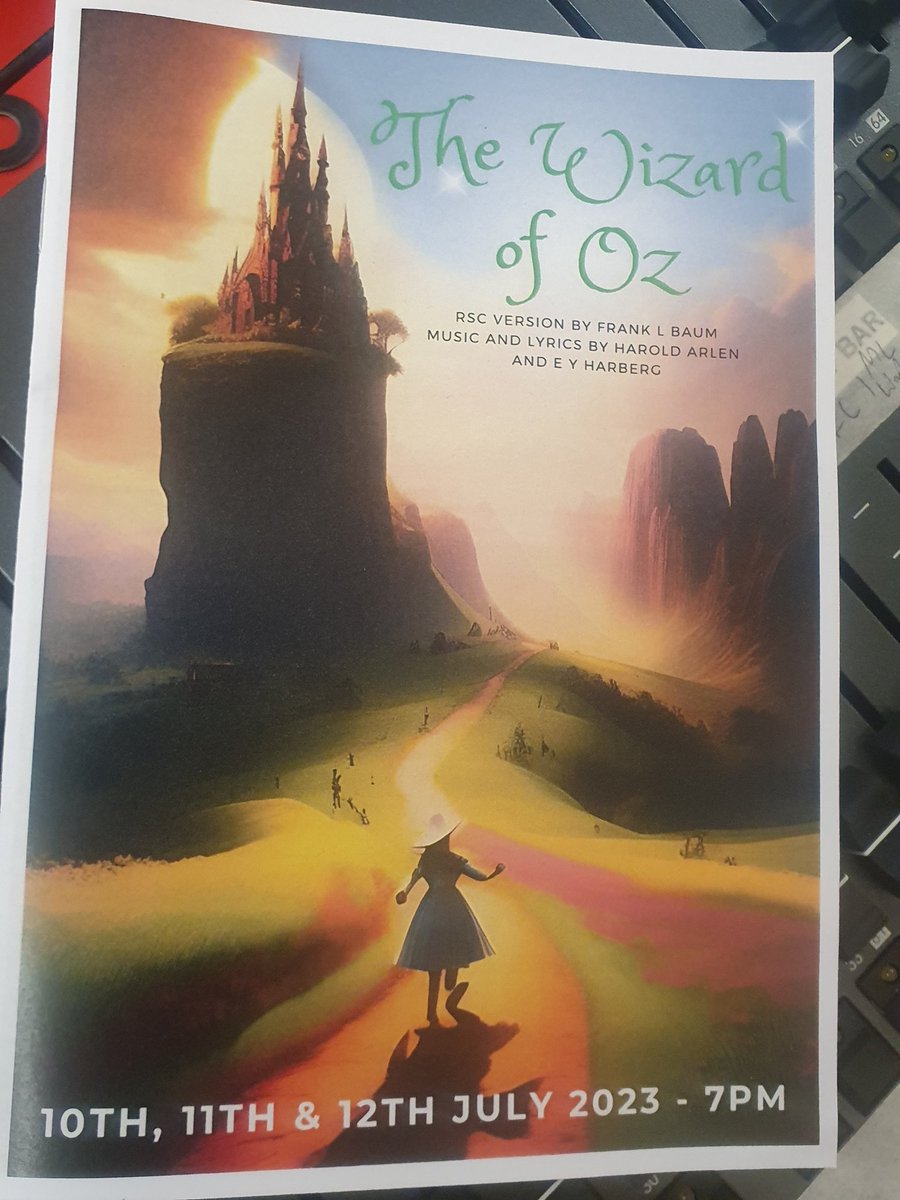 MrSearsPhysics's tweet photo. Fantastic to get back behind a lighting desk over the past week. Opening night tonight of the @HighamLane musical - Wizard of Oz. Performances tonight, tomorrow and Wednesday. https://t.co/eajOctzq0f