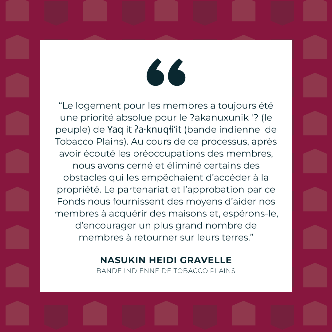 We are proud to partner with the Tobacco Plains Indian Band, empowering their members with the tools and resources needed to acquire safe and affordable housing. 🌿🏡✨

#SupportFirstNations #FirstNationsHousing #CommunityRevitalization
