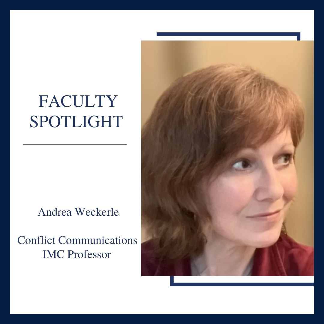 GeorgetownIMC's tweet image. Happy Monday, #IMCHoyas! Today&apos;s #FacultySpotlight is on Professor Andrea Weckerle teaching a NEW course, Brand Conflict Communications.  



World-class marketing has a positive impact on lives. Marketers inspire conscious choices benefiting individuals and society. ✨🌍