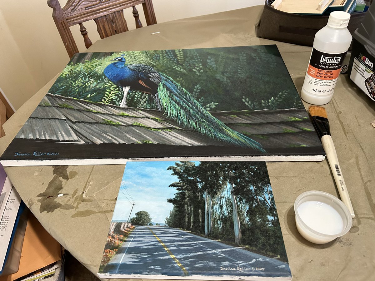 Varnishing day!