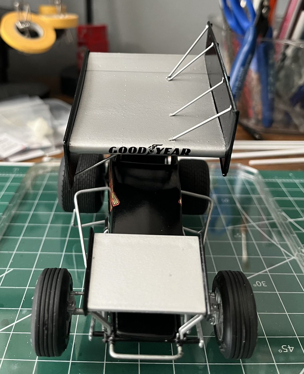 WarsawKnuckles's tweet photo. Well, here’s another completed build that we can thank @claykemp112 for… @1sam91 #TMC sprinter. Decals and hood from #Powerslide, paint is @TamiyaUSA, beadlocks and mudcovers from @DirtModeler, modified the nerfs and headers, added wing supports. @SWSChassis https://t.co/XcZVURCQPA