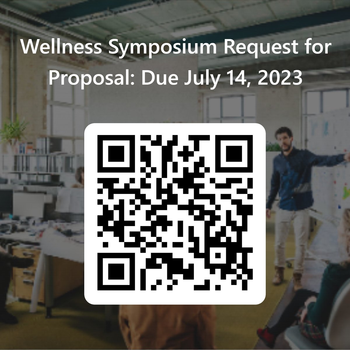 Attention all wellness professionals! We're looking for breakout session presenters for our symposium in Waxahachie on August 18. To complete the short application, scan the QR code for more information. We want you!