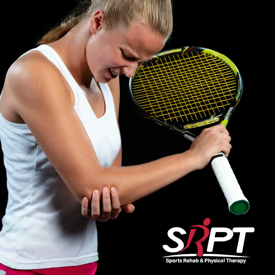 Tennis elbow is a common overuse injury that affects elbow tendons. It causes pain, tenderness, and difficulty gripping objects. Our team can relieve pain, strengthen the area, and provide tailored exercises for healing. Don't let it sideline you! ⛔️🎾 #ElbowInjury #TennisElbow