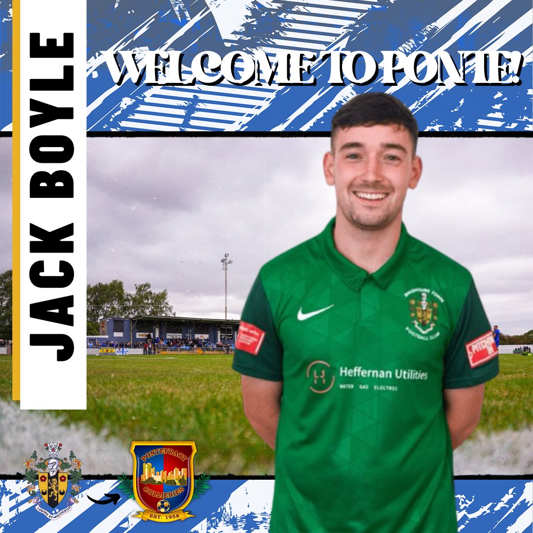 PonteCollsFC's tweet photo. 𝘽𝙤𝙮𝙡𝙚 𝙗𝙖𝙜𝙨 𝘾𝙤𝙡𝙡𝙨 𝙨𝙬𝙞𝙩𝙘𝙝!

We’re delighted to announce the signing of forward Jack Boyle from West Yorkshire Rivals Brighouse Town. 

Last season he claimed Fans Player of the Year, Players Player of the Year and was their leading goalscorer.

#UTC https://t.co/vOvsmJmkjB