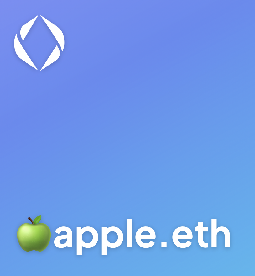 Domainclubx's tweet photo. 🍏apple.eth
for sale 4,2 Ξ
https://t.co/mPh9hv1nk9
#apple #web3 #ens #domain #nft #domainnameforsale #ethereumnames #domains #domainforsale #crypto #NFTs https://t.co/amHqRTQlKA