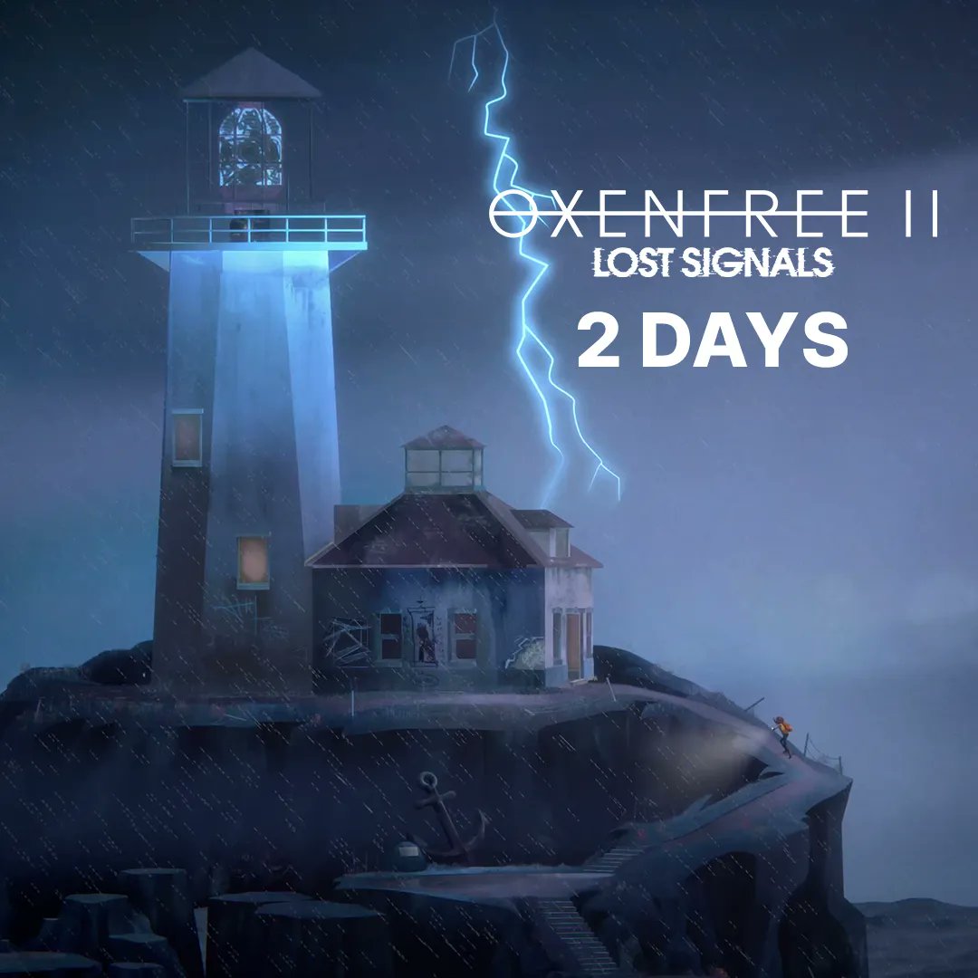 nightschoolers's tweet image. 2 days until OXENFREE II: Lost Signals.