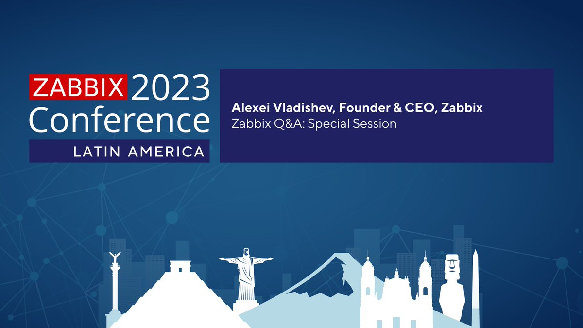 zabbix_br's tweet image. #ZabbixConferenceLatam2023 ❓ Perguntas e respostas sobre o Zabbix! Não perca essa sessão especial com Alexei Vladishev, o criador do Zabbix. 

Assista agora no YouTube: youtu.be/VWbotACVXBY