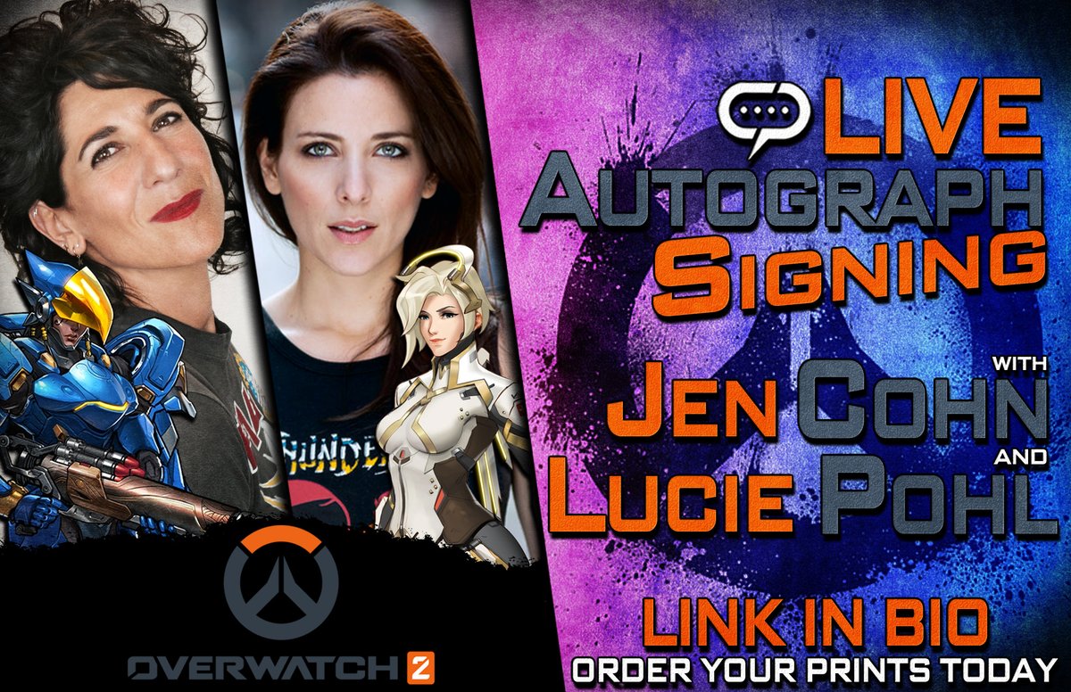 The fabulous Jen Cohn and Lucie Pohl will be signing LIVE on July 13th!!!! <a href="/LuciePohlComedy/">Lucie Pohl💥</a> <a href="/heyitsjencohn/">Jen Cohn</a> 

Check link for details ow.ly/gmLy50P79XV

#Overwatch #Mercy #Pharah #Autograph #RiotGames