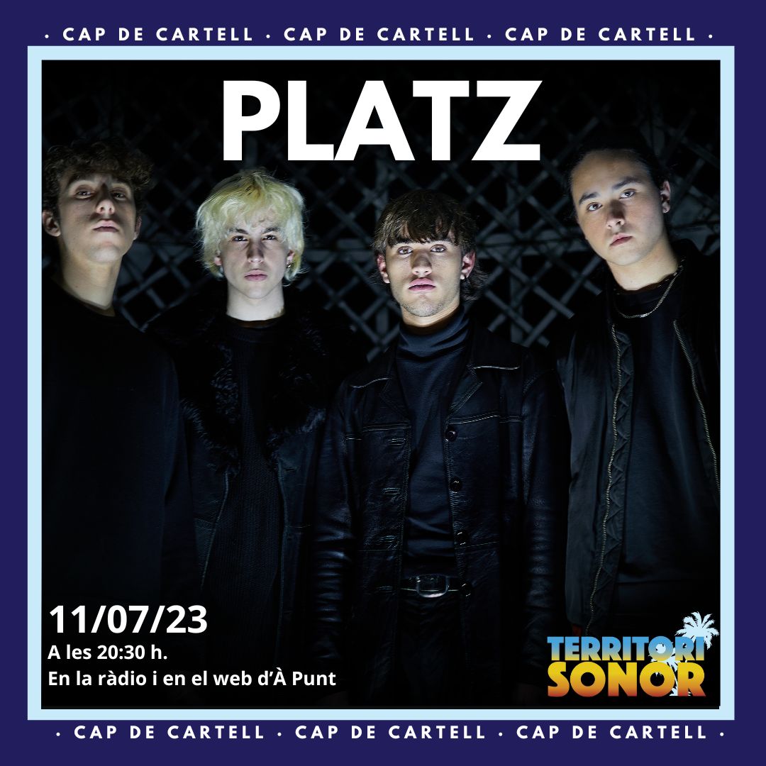 territoriAPunt's tweet photo. ❗❗ Mireu qui ens visita esta setmana!

📆 Dilluns 10: #Laterrasona

📆 Dimarts 11: @Platzband  

📆 Dimecres 12: @Crues_ 

⏰ A partir de les 20:30 h.
🔊 En la ràdio i en el web d'@apunt_media. https://t.co/syEMDl8Uj3
